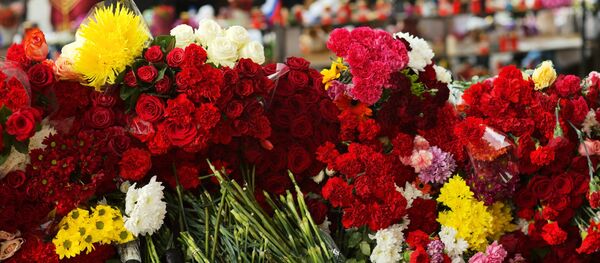 Homenaje a las víctimas del incendio en Kémerovo, Moscú - Sputnik Mundo