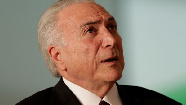 Michel Temer, presidente de Brasil - Sputnik Mundo