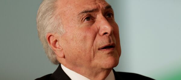 Michel Temer, presidente de Brasil - Sputnik Mundo