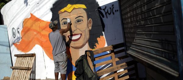 Retrato de Marielle Franco, la consejal brasileña asesinada Retrato de Marielle Franco, la consejal brasileña asesinada - Sputnik Mundo