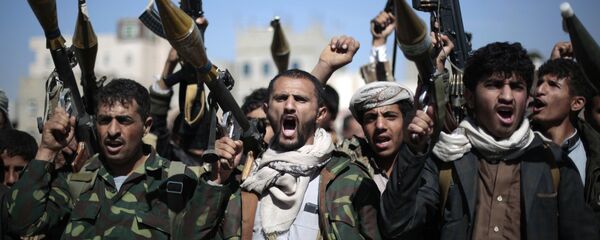 Rebeldes hutíes en Yemen (archivo) - Sputnik Mundo