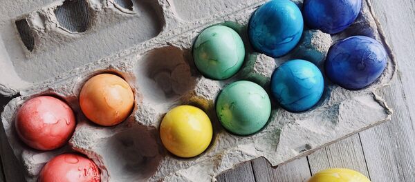 Huevos de pascuas, imagen referencial Huevos de pascuas, imagen referencial - Sputnik Mundo