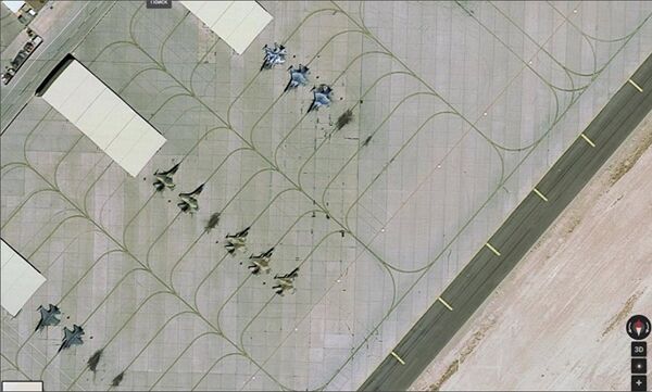 La base aérea Nellis en Nevada (EEUU), captura de pantalla de Google Maps - Sputnik Mundo