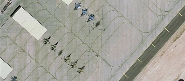 La base aérea Nellis en Nevada (EEUU), captura de pantalla de Google Maps - Sputnik Mundo