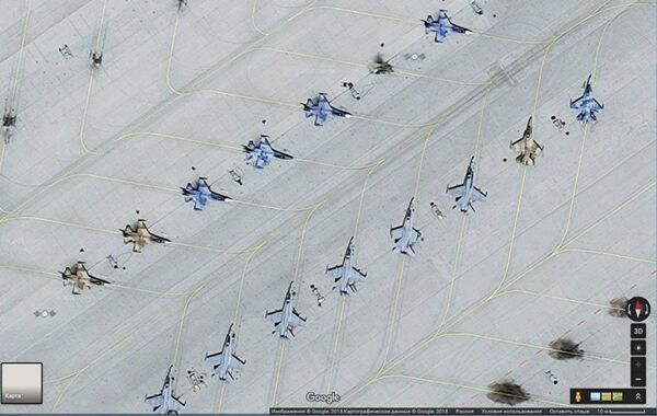 La base aérea Fallon en Nevada (EEUU), captura de pantalla de Google Maps  - Sputnik Mundo