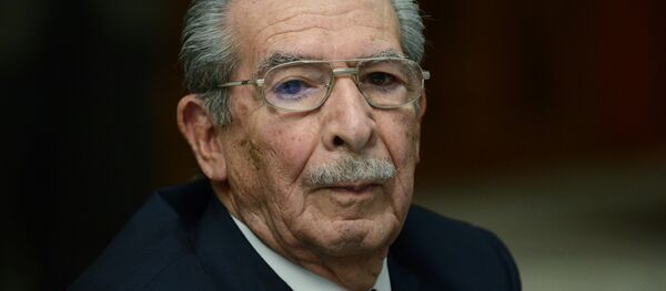 Efraín Ríos Montt, exdictador guatemalteco (archivo) - Sputnik Mundo