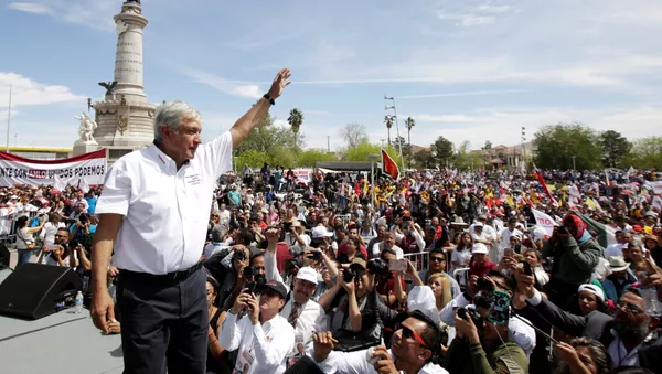Andrés Manuel López Obrador, candidato de izquierda para las presidenciales en México