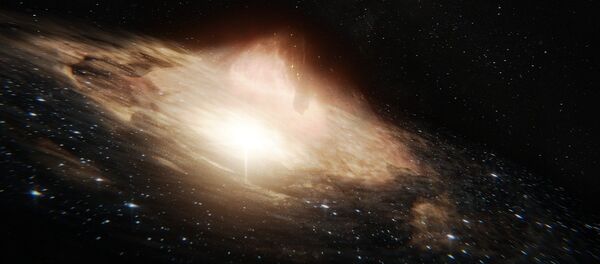 Una galaxia, imagen artística - Sputnik Mundo