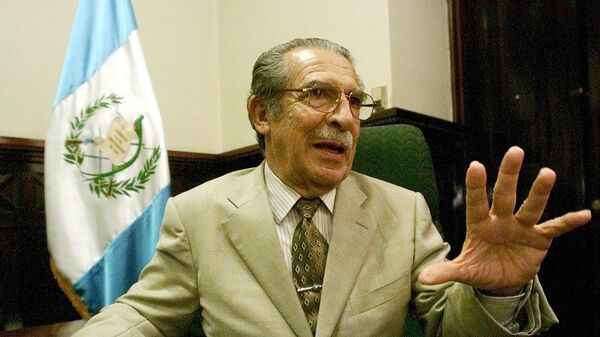 Efraín Ríos Montt, exdictador guatemalteco (archivo) - Sputnik Mundo