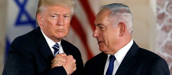 Presidente de EEUU, Donald Trump, y el primer ministro de Israel, Benjamin Netanyahu - Sputnik Mundo