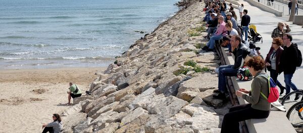 Los turistas en Valencia, España - Sputnik Mundo