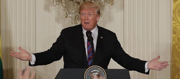 Donald Trump, presidente de EEUU - Sputnik Mundo