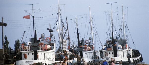 Un puerto de buques pesqueros en el mar de Azov - Sputnik Mundo