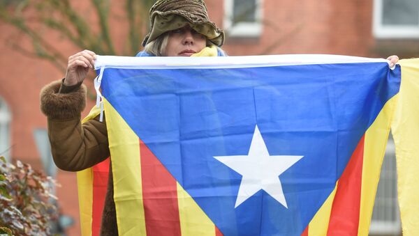 'Estelada', bandera independentista de Cataluña (imagen referencial) - Sputnik Mundo