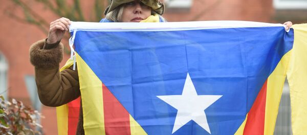 'Estelada', bandera independentista de Cataluña (imagen referencial) - Sputnik Mundo