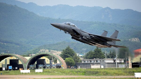 Avión de combate F-15K - Sputnik Mundo