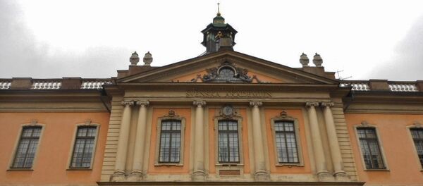 La Academia Sueca en Estocolmo - Sputnik Mundo