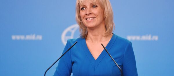 María Zajárova, la portavoz de la Cancillería rusa - Sputnik Mundo