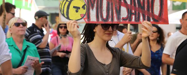 Una protesta contra Monsanto - Sputnik Mundo