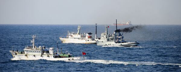 Buques de guerra chinos, foto de archivo - Sputnik Mundo