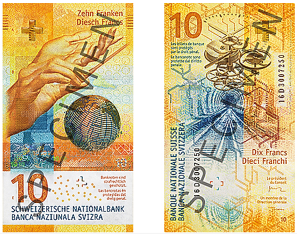 Billete de 10 francos suizos Billete de 10 francos suizos - Sputnik Mundo