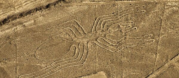 Vista aérea de uno de los geoglifos de Nazca - Sputnik Mundo