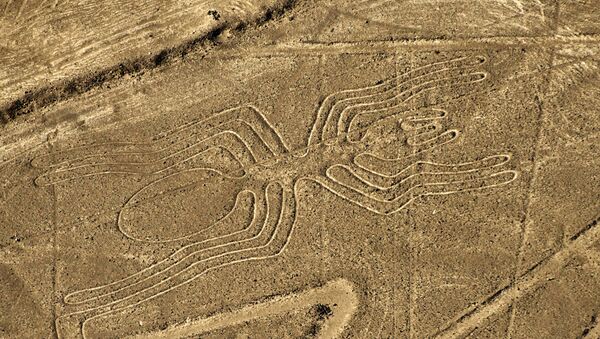 Vista aérea de uno de los geoglifos de Nazca - Sputnik Mundo