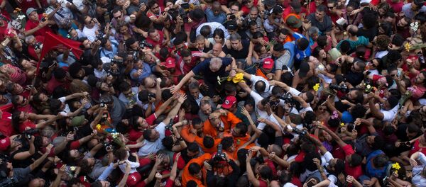 Lula da Silva, expresidente de Brasil, en São Bernardo do Campo - Sputnik Mundo