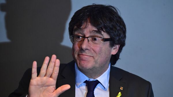 Carles Puigdemont, expresidente de Cataluña - Sputnik Mundo