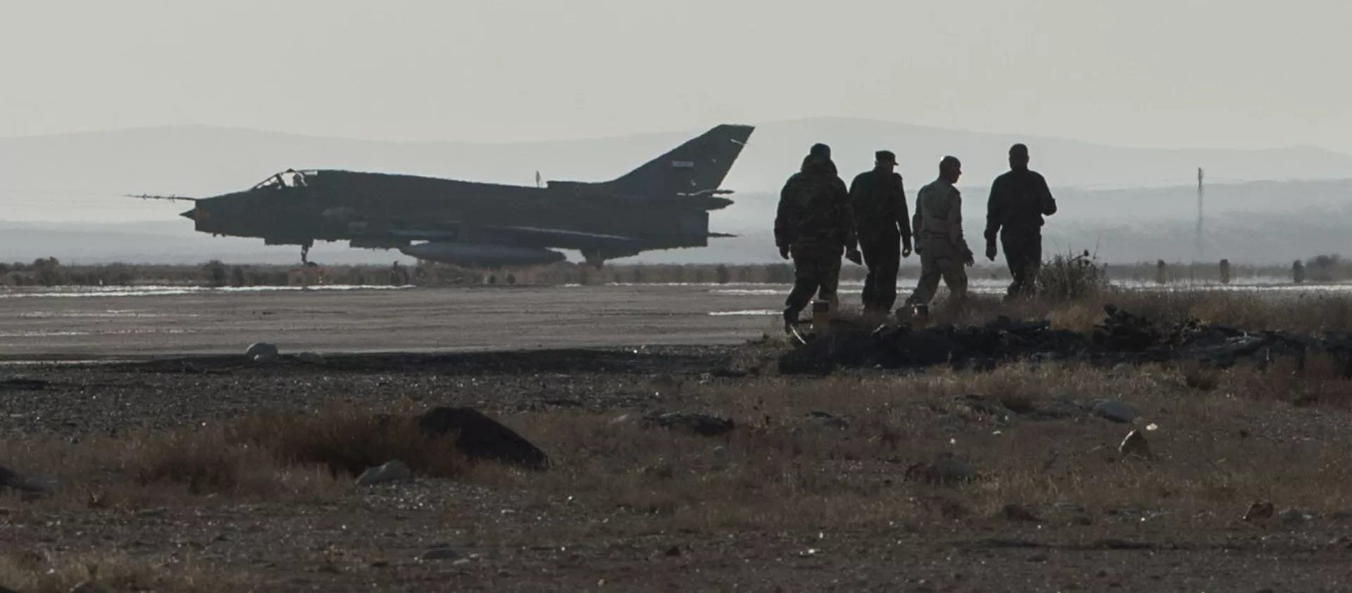 La base aérea siria en Homs (archivo) La base aérea siria en Homs (archivo) - Sputnik Mundo, 1920, 02.09.2020