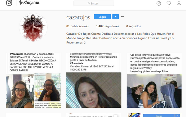 Cazador de Rojos en Instangram - Sputnik Mundo