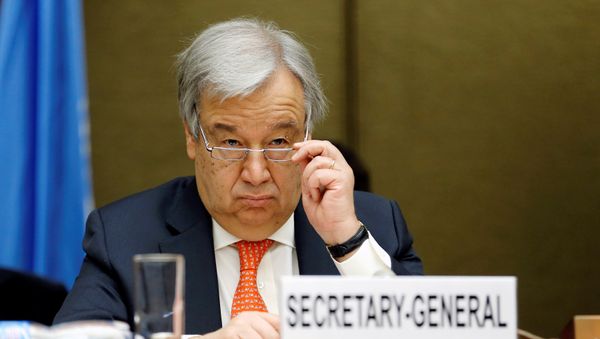 António Guterres, secretario General de la Organización de Naciones Unidas António Guterres, secretario General de la Organización de Naciones Unidas - Sputnik Mundo
