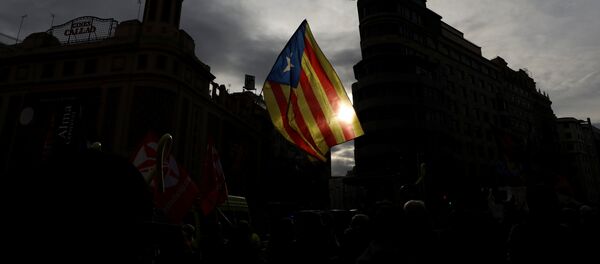 'Estelada', bandera independentista de Cataluña (imagen referencial) - Sputnik Mundo