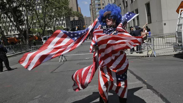 Un hincha norteamericano