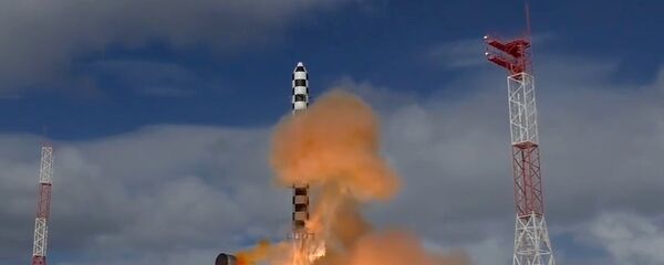 Lanzamiento del misil Sarmat Lanzamiento del misil Sarmat - Sputnik Mundo