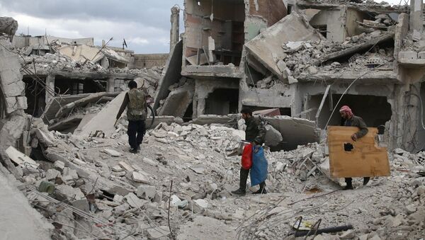 Situación en Duma, (Siria archivo) - Sputnik Mundo