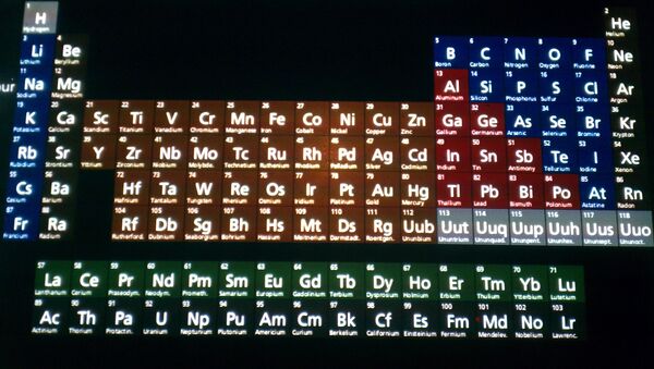 Tabla periódica de los elementos - Sputnik Mundo