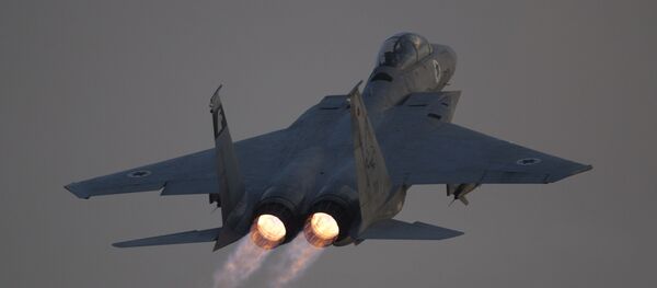 Un F-15 israelí, foto de archivo - Sputnik Mundo