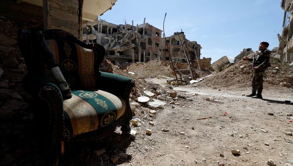 Situación en Guta Oriental Situación en Guta Oriental - Sputnik Mundo