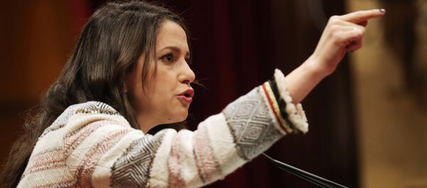 Inés Arrimadas, la líder de la oposición en el Parlamento catalán del partido Ciudadanos - Sputnik Mundo