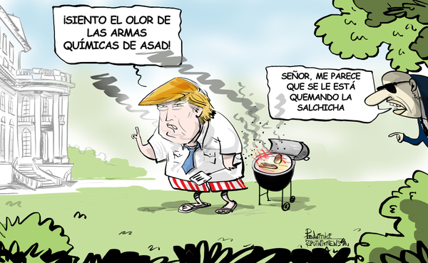 Trump, el 'sabueso' del supuesto ataque químico de Duma - Sputnik Mundo