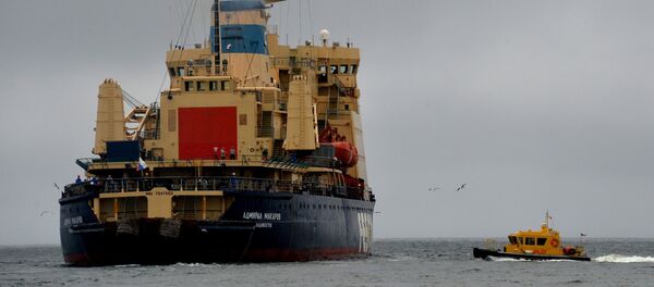 Rompehielos ruso Almirante Makarov - Sputnik Mundo