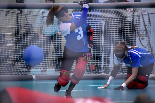 Un partido de goalball, foto de archivo - Sputnik Mundo