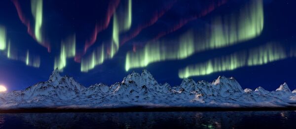 Aurora boreal, foto de archivo - Sputnik Mundo