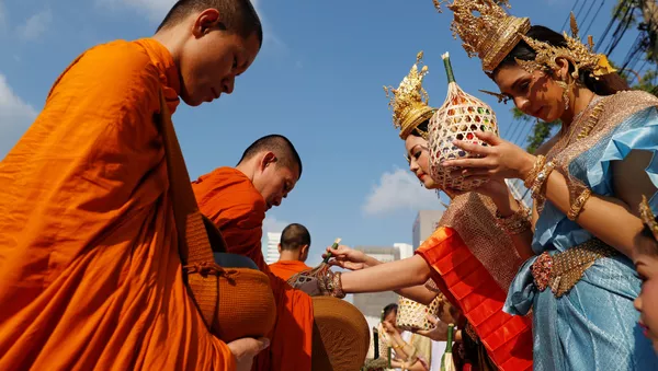 Celebración a lo grande: el Año Nuevo llega a Tailandia - Sputnik Mundo