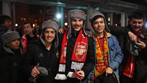 Hinchas del club británico Arsenal - Sputnik Mundo