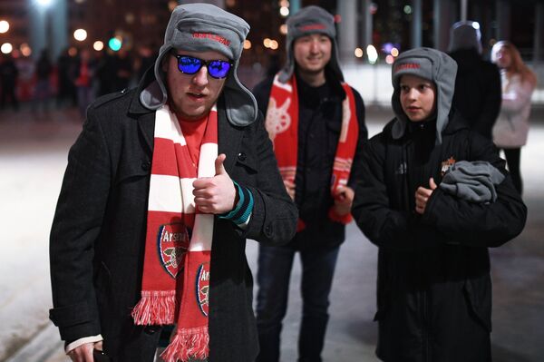 Hinchas del club británico Arsenal - Sputnik Mundo