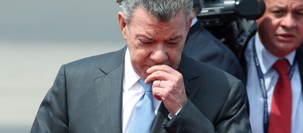 Juan Manuel Santos, presidente de Colombia Juan Manuel Santos, presidente de Colombia - Sputnik Mundo