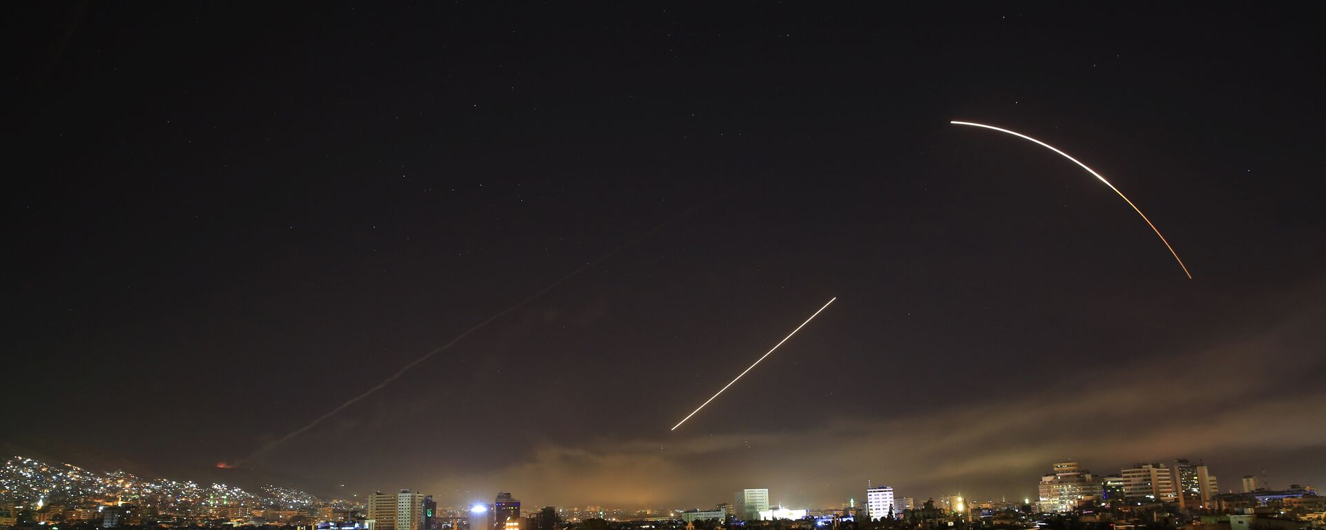 Los misiles cruzan el horizonte de Damasco (Archivo) - Sputnik Mundo, 1920, 31.01.2022