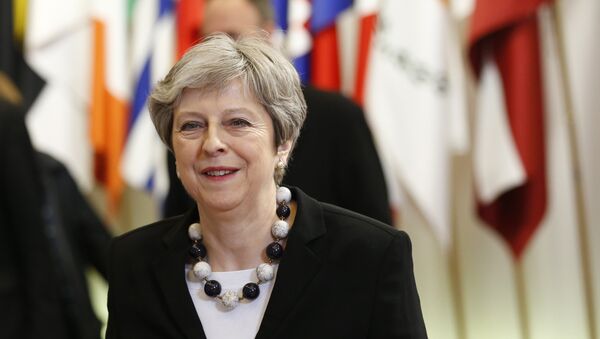 Theresa May, primera ministra del Reino Unido - Sputnik Mundo